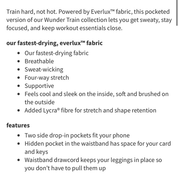 Lululemon Wunder Train High-Rise Tight with Pockets 25"
Black - Picture 3 of 6